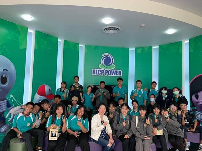 โรงเรียนบรบือวิทยาคาร-จ-มหาสารคาม-เข้าเยี่ยมชมโรงไฟฟ้าบีแอลซีพี