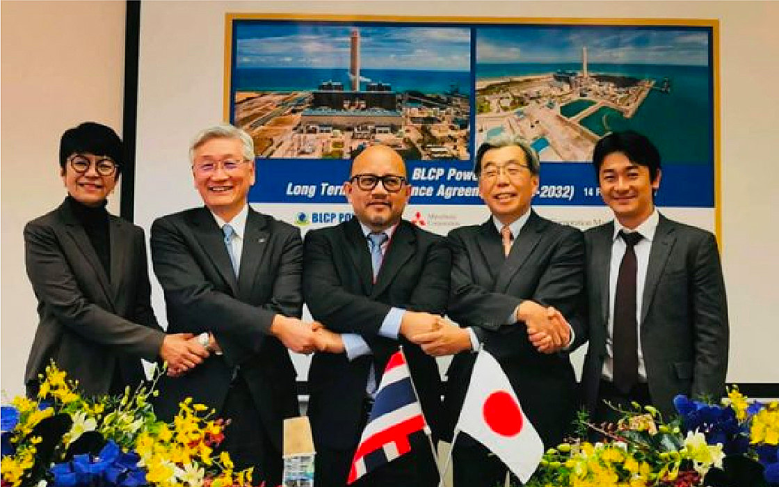 โรงไฟฟ้าบีแอลซีพีลงนามในสัญญาการบำรุงรักษาโรงไฟฟ้ากับกลุ่มบริษัทมิตซูบิชิเป็นเวล