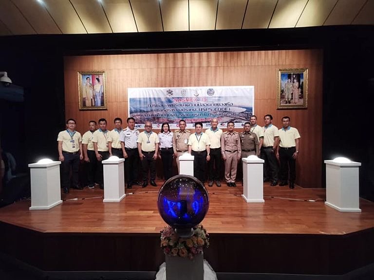 โรงไฟฟ้าบีแอลซีพี-เข้าร่วมพิธีเปิด-ซ้อมแผน-Nasmex-2019-ณ-บริษัทพีทีทีแอลเอ็นจี-จำกัด-โดยทัพเรือภาคที่-1