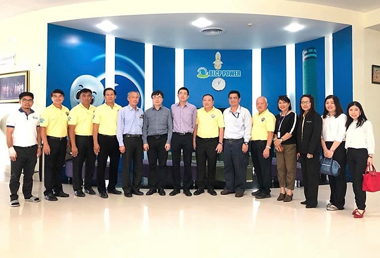 หอการค้าจังหวัดระยอง-และผู้แทนสภาส่งเสริมการค้าระหว่างประเทศแห่งประเทศจีน-เข้าเยี่ยมชมโรงไฟฟ้าบีแอลซีพี