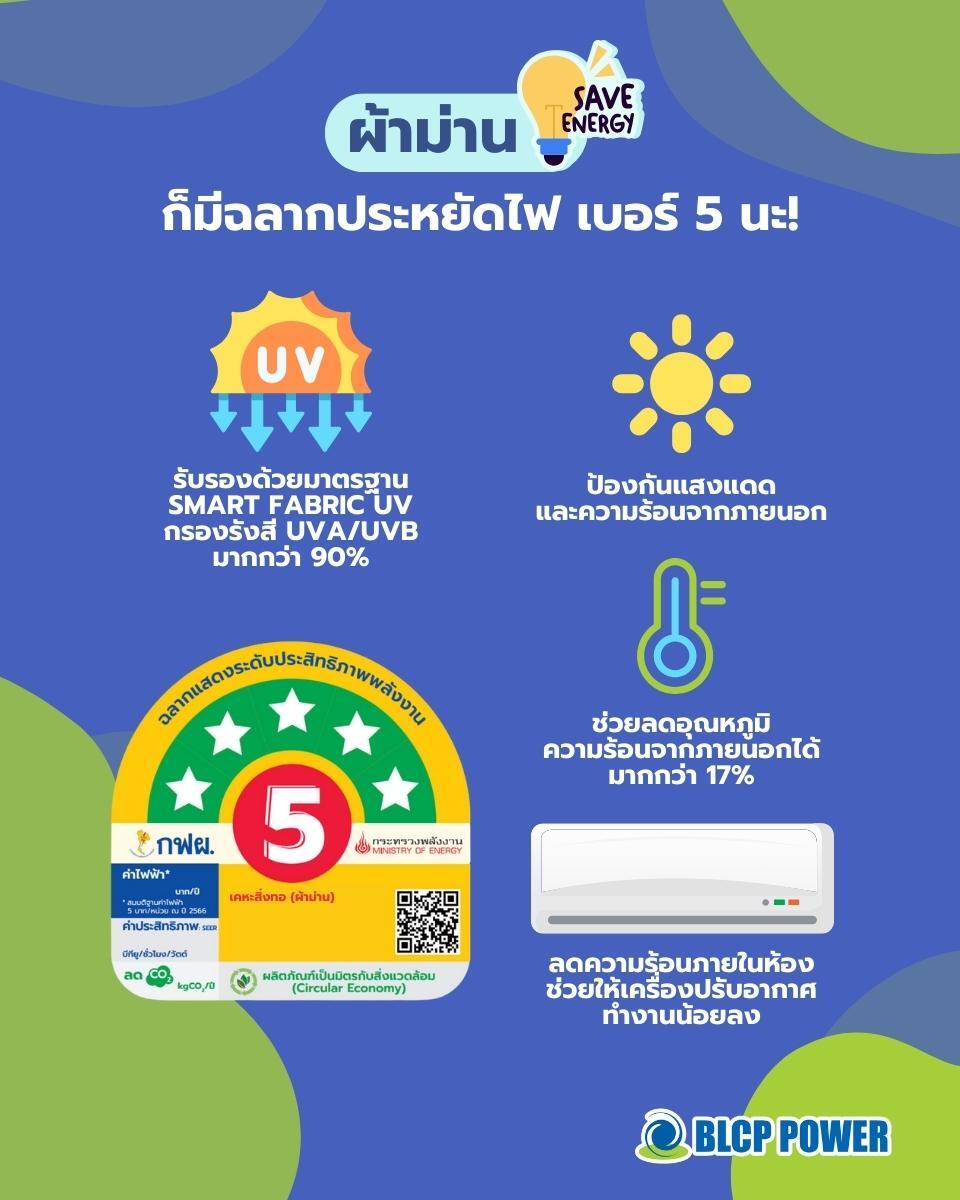 ผ้าม่านก็มีฉลากประหยัดไฟฟ้าเบอร์-5-เหมือนกันนะ