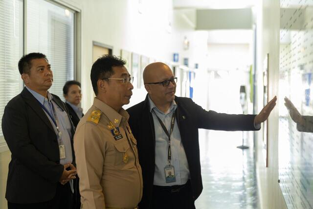 คณะผู้บริหารโรงไฟฟ้าบีแอลซีพี-มีโอกาสต้อนรับ-ผู้ว่าราชการจังหวัดระยอง-นายไตรภพ