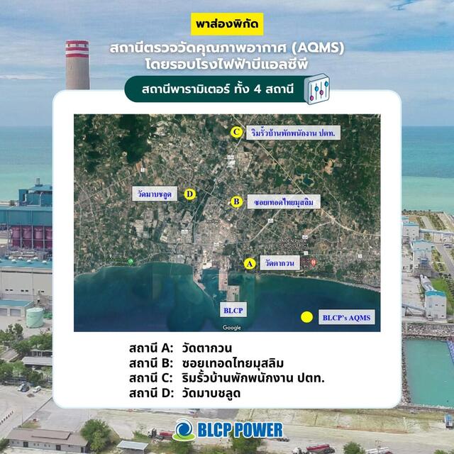 blcp-พาส่องพิกัด-สถานีตรวจวัดคุณภาพอากาศ-aqms-โดยรอบโรงไฟฟ้าบีแอลซีพี
