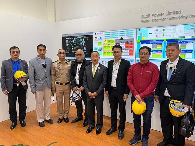 คณะทำงานทางเทคนิคการพัฒนาโครงการผลิตน้ำจืดจากน้ำทะเล-รองรับเขตพัฒนาพิเศษภาคตะวันออก(EEC)-ภายใต้คณะอนุกรรมการขับเคลื่อนโครงการขนาดใหญ่และโครงการสำคัญ-คณะกรรมการทรัพยากรน้ำแห่งชาติเข้าเยี่ยมขมโรงไฟฟ้าบีแอลซีพ