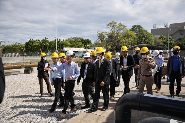 คณะทำงานทางเทคนิคการพัฒนาโครงการผลิตน้ำจืดจากน้ำทะเล-รองรับเขตพัฒนาพิเศษภาคตะวันออก(EEC)-ภายใต้คณะอนุกรรมการขับเคลื่อนโครงการขนาดใหญ่และโครงการสำคัญ-คณะกรรมการทรัพยากรน้ำแห่งชาติเข้าเยี่ยมขมโรงไฟฟ้าบีแอลซีพ