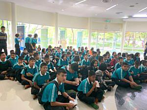 โรงเรียนแก่งหางแมวพิทยาคาร-จ-จันทบุรี-เข้าเยี่ยมชมโรงไฟฟ้าบีแอลซีพี