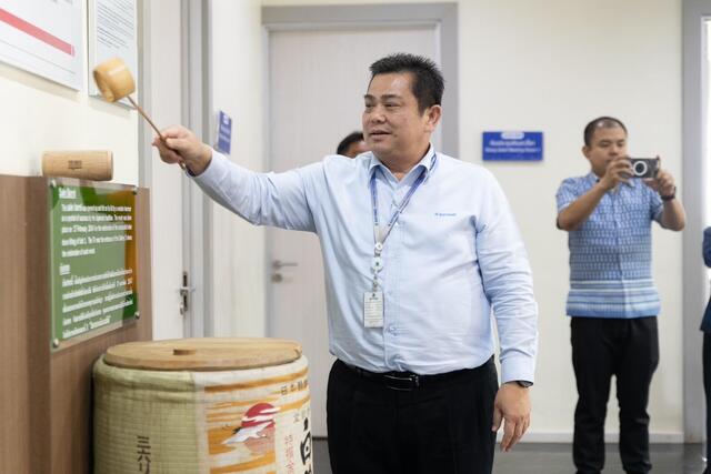 คณะผู้บริหารโรงไฟฟ้าบีแอลซีพี-มีโอกาสต้อนรับ-คณะรองผู้ว่าราชการจังหวัดระยอง
