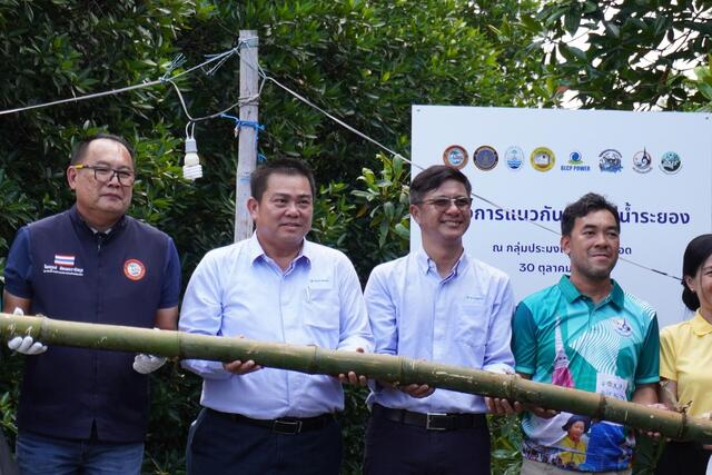 โรงไฟฟ้าบีแอลซีพี-จับมือกลุ่มประมง-ภาครัฐ-สร้างแนวกันขยะแม่น้ำระยอง