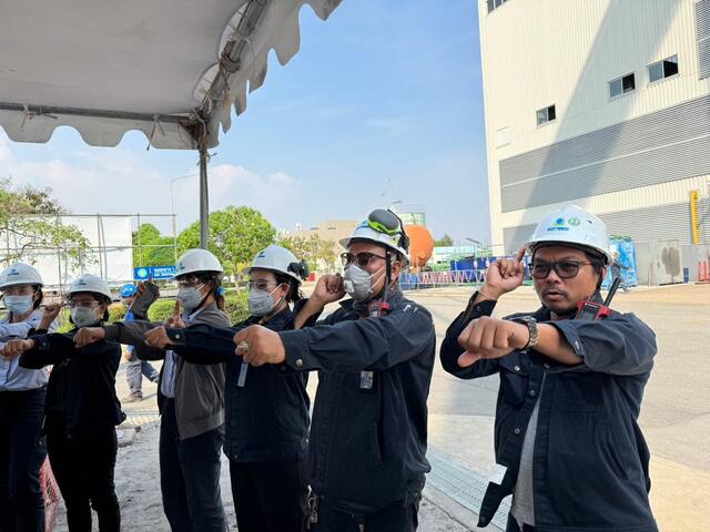 โรงไฟฟ้าบีแอลซีพี-ให้ความสำคัญกับความปลอดภัยในการทำงาน
