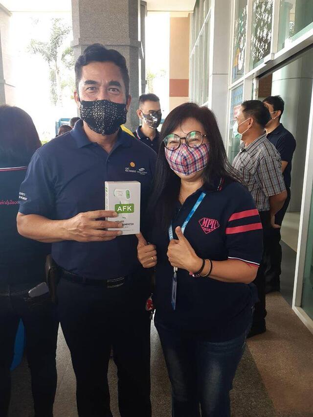 โรงไฟฟ้าบีแอลซีพี-ร่วมพิธีส่งมอบ-“เครื่องวัดอุณหภูมิร่างกาย”-ให้กับเทศบาลและชุมชนต่างๆ-ในจังหวัดระยอง