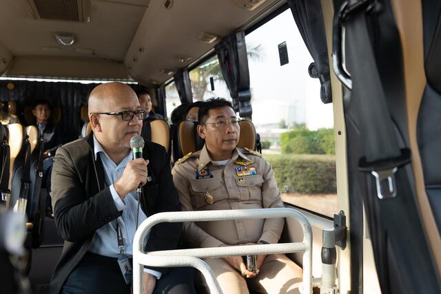 คณะผู้บริหารโรงไฟฟ้าบีแอลซีพี-มีโอกาสต้อนรับ-ผู้ว่าราชการจังหวัดระยอง-นายไตรภพ