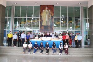 โรงไฟฟ้าบีแอลซีพี-ร่วมพิธีส่งมอบ-เครื่องวัดอุณหภูมิร่างกาย