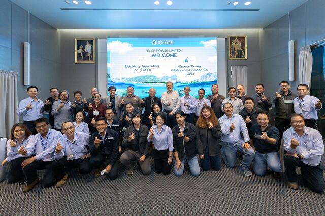 โรงไฟฟ้าบีแอลซีพี-พร้อมคณะผู้บริหารให้การต้อนรับคณะดูงานจาก-electricity