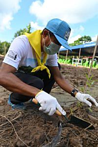 โรงไฟฟ้าบีแอลซีพี-ร่วมกิจกรรมปลูกป่าชุมชนบ้านมะเดื่อ