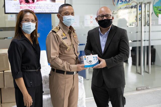 blcp-มอบเครื่องวัดอุณหภูมิร่างกายอัตโนมัติ-ชนิดไม่ต้องสัมผัส